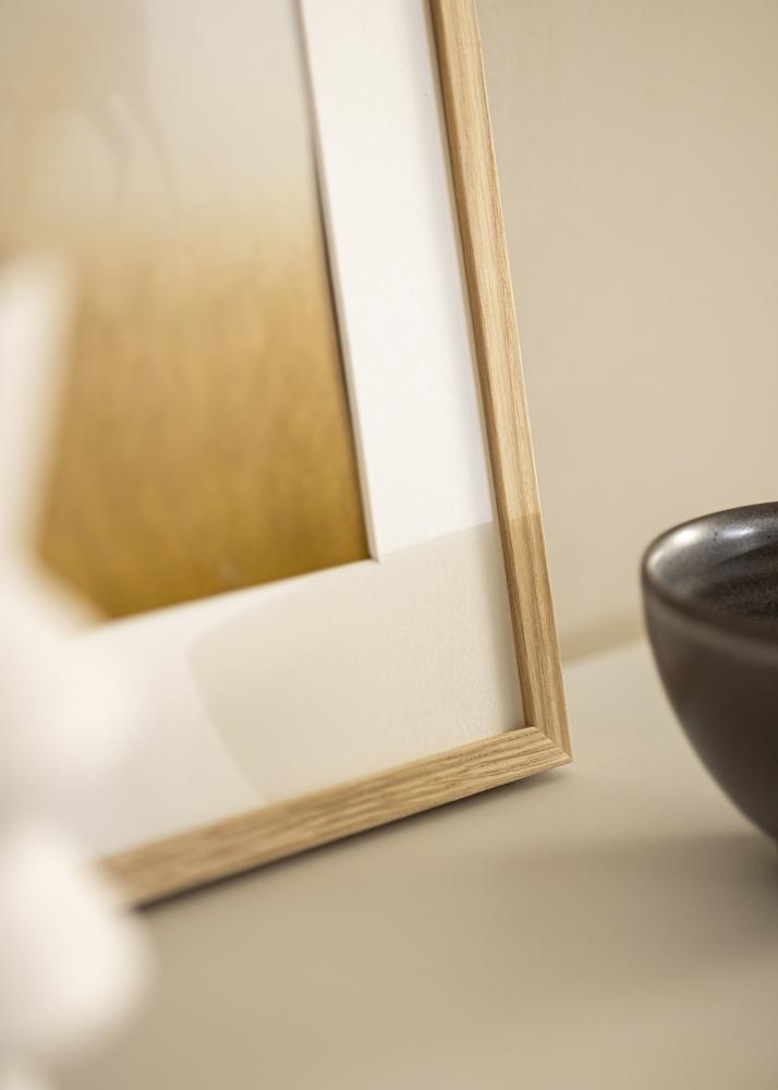 Rama Soul Oak Veneer 70x100 cm - Passe-patrout Biały 60x90 cm