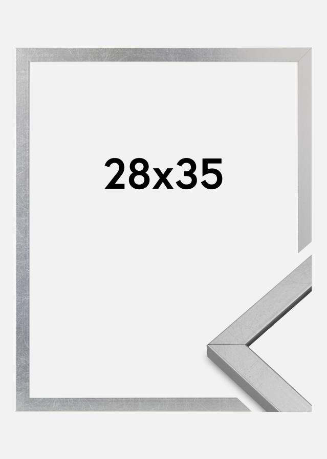 Rama Minerva Szkło akrylowe Srebrny 28x35 cm