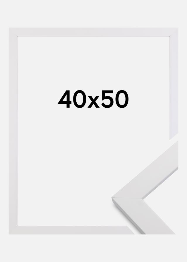 Rama White Wood 40x50 cm