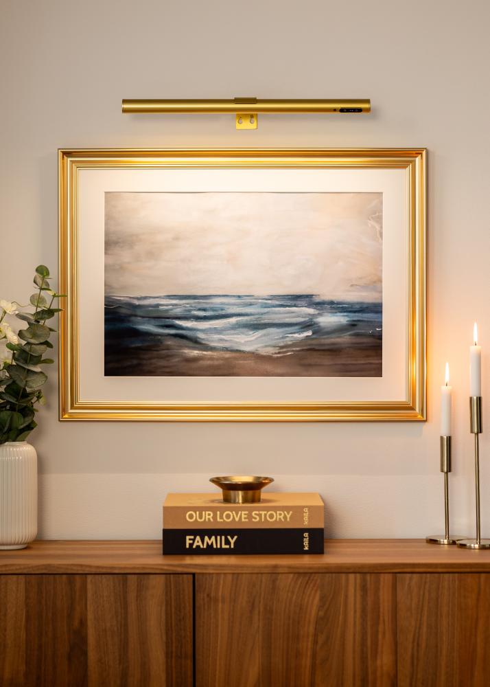 KAILA Halo Oświetlenie Obrazów na Baterie 50 cm - Złoto