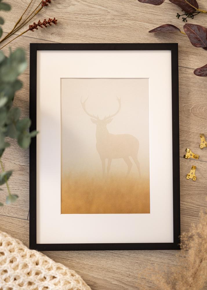 Rama Modern Szkło akrylowe Czarny 50x70 cm