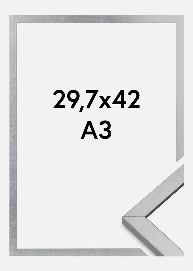 Rama Minerva Szkło akrylowe Srebrny 29,7x42 cm (A3)
