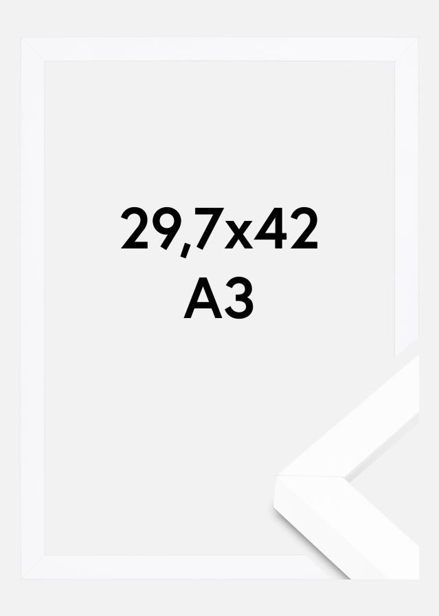BGA Rama pudełkowa Szkło akrylowe Biały 29,7x42 cm (A3)