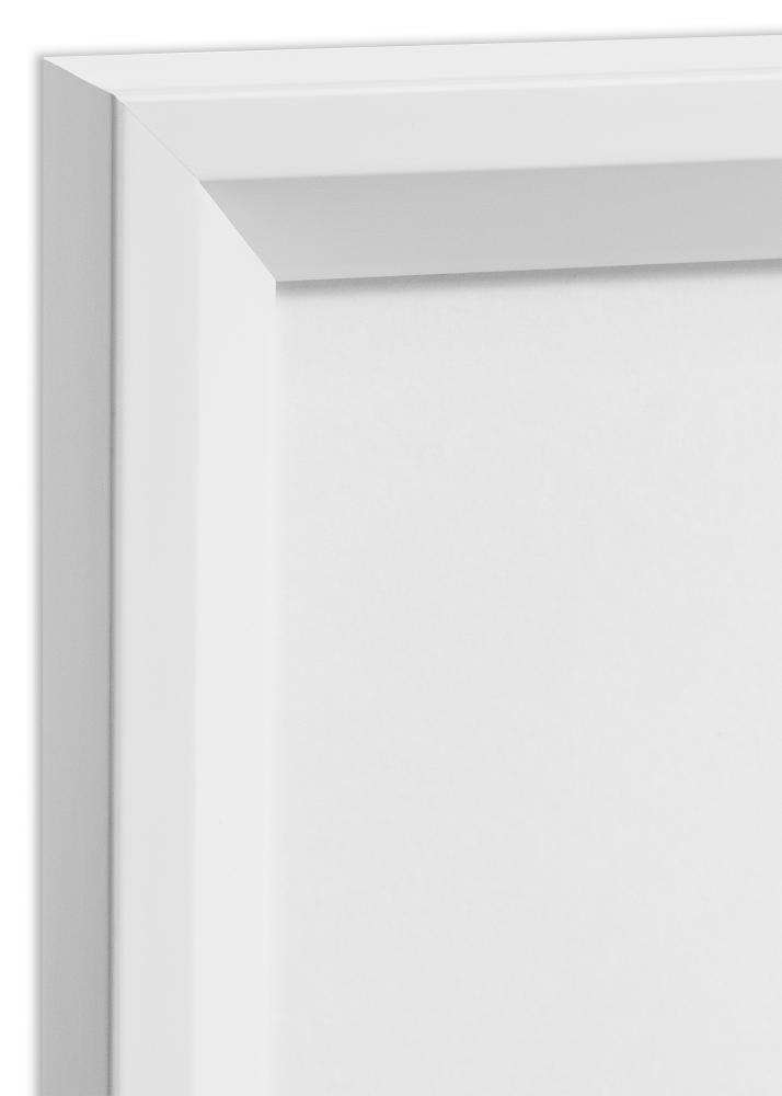 Rama Globe Biały 40x50 cm - Passe-patrout Czarny 29,7x42 cm (A3)