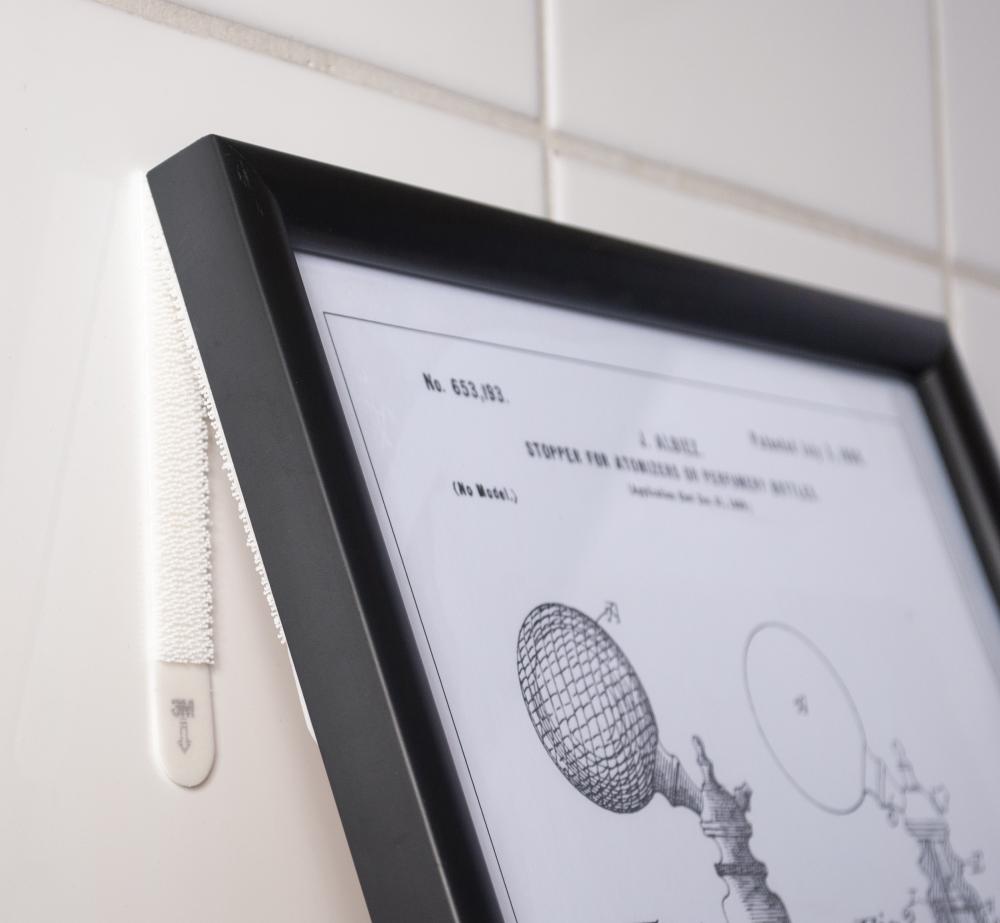 3M Command Narrow Paski do mocowania obrazów Biały - 5 kg