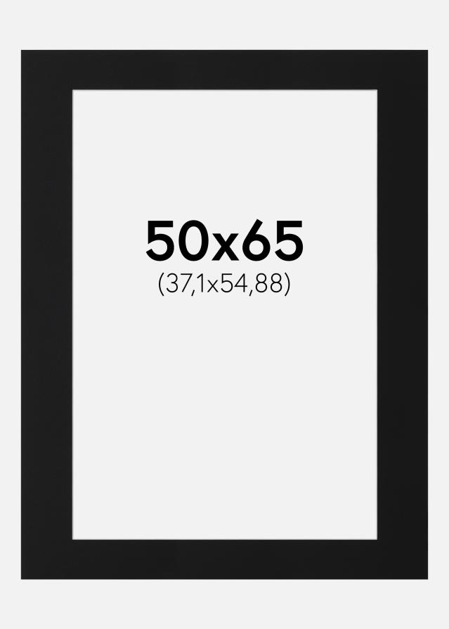 Passe-patrout Czarny Standard (Biały Rdzeń) 50x65 cm (37,1x54,88)