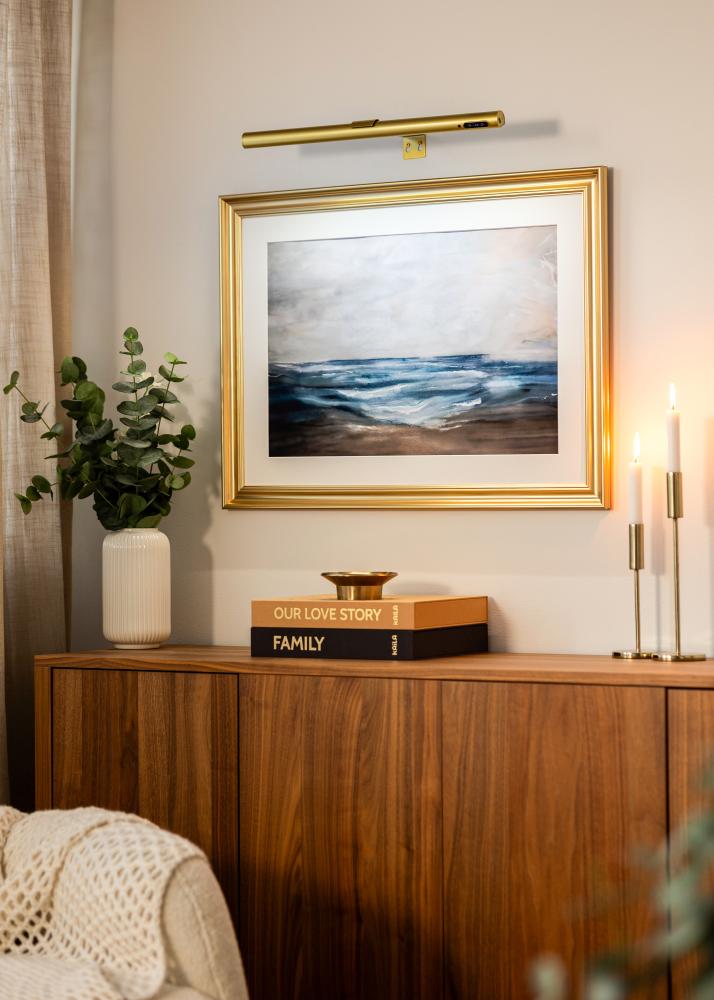 KAILA Halo Oświetlenie Obrazów na Baterie 50 cm - Złoto