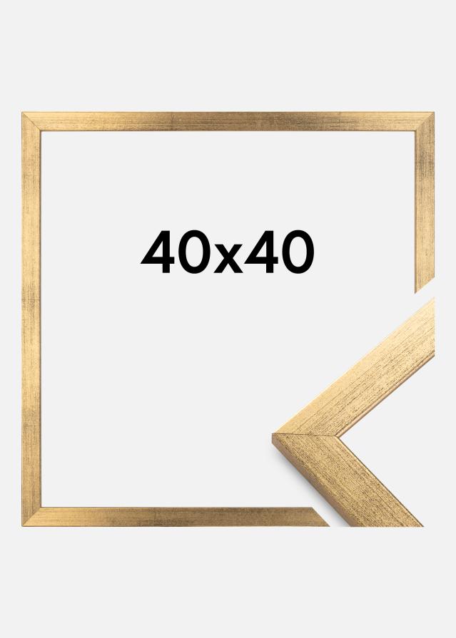 Rama Stylowy Szkło akrylowe Złoty 40x40 cm