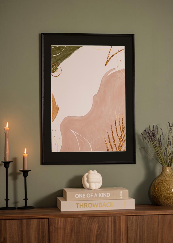 Rama Horndal Czarny 18x24 cm - Passe-patrout Czarny 13x18 cm