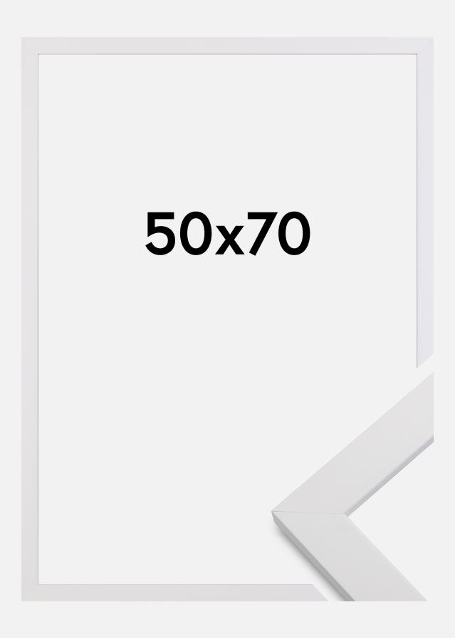 Rama White Wood Antyrefleksyjny 50x70 cm
