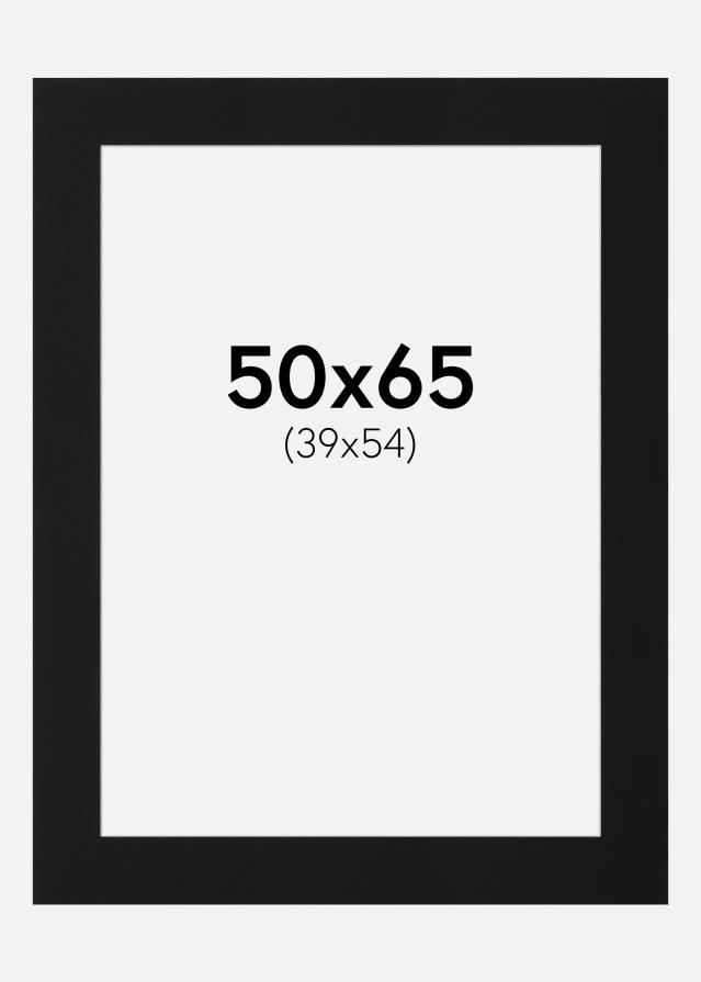 Passe-patrout Czarny Standard (Biały Rdzeń) 50x65 cm (39x54)