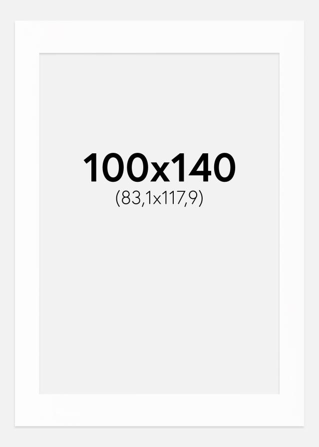 Passe-patrout Canson Biały Biały środek 100x140 cm (83,1x117,9)