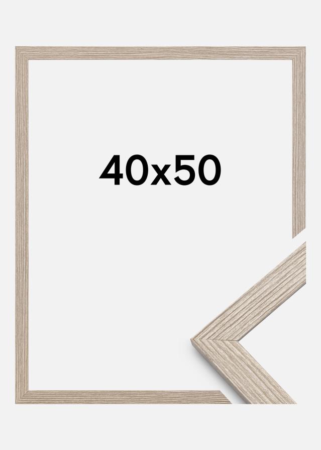 Rama Stylowy Szkło akrylowe Greige Oak 40x50 cm