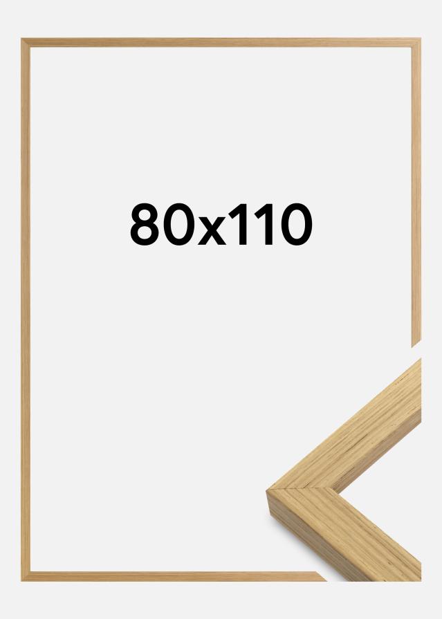 Rama Blocky Szkło akrylowe Dąb 80x110 cm