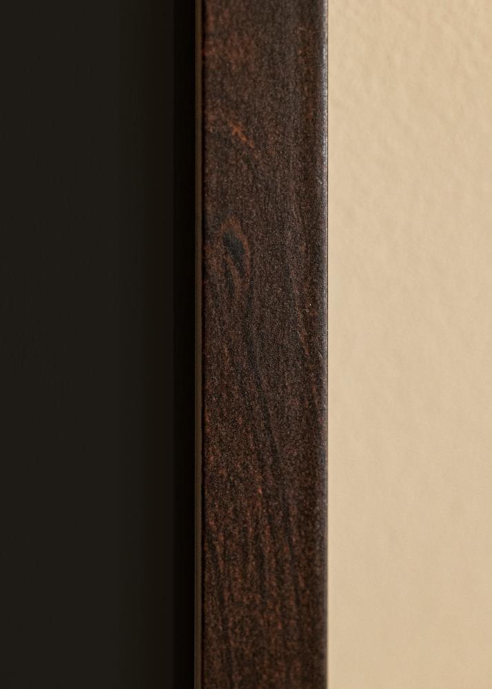 Rama Selection Orzech 70x100 cm - Passe-patrout Czarny 62x93 cm