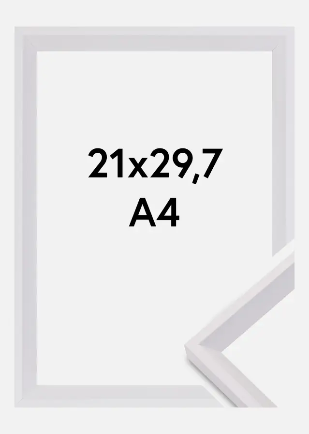 Rama Globe Szkło akrylowe Biały 21x29,7 cm (A4)