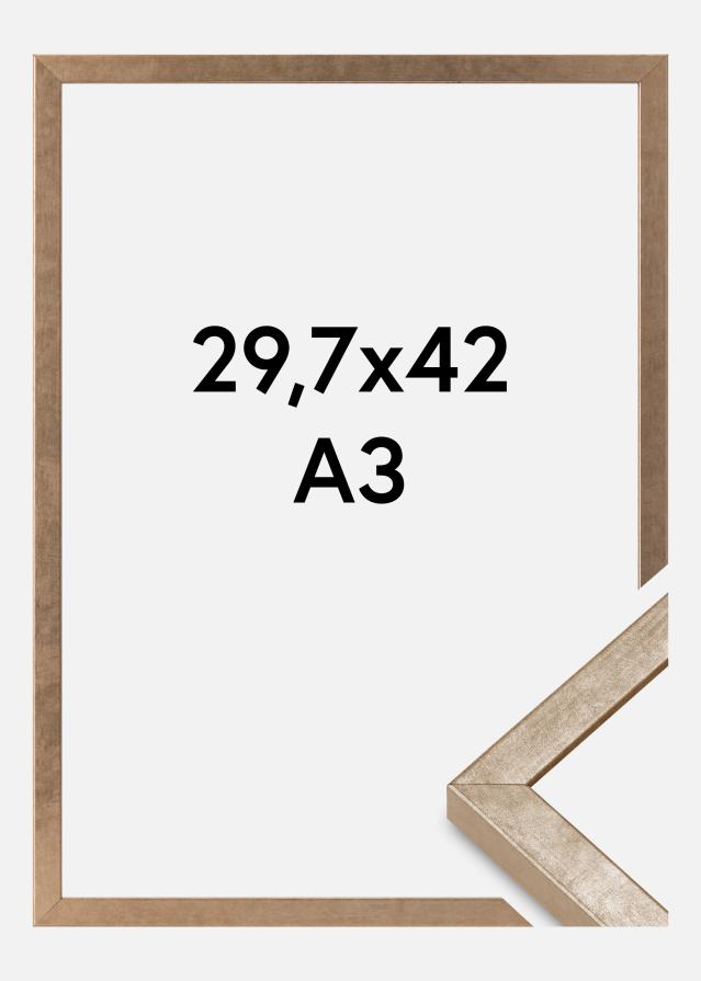 Rama Ares Szkło akrylowe Mosiądz 29,7x42 cm (A3)