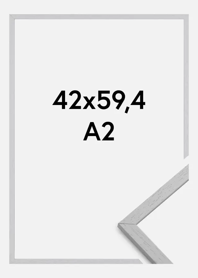 Rama Edsbyn Szkło akrylowe Grey 42x59,4 cm (A2)