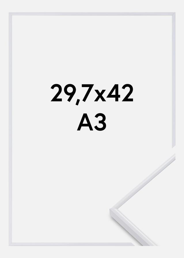 Rama Visby Szkło akrylowe Biały 29,7x42 cm (A3)