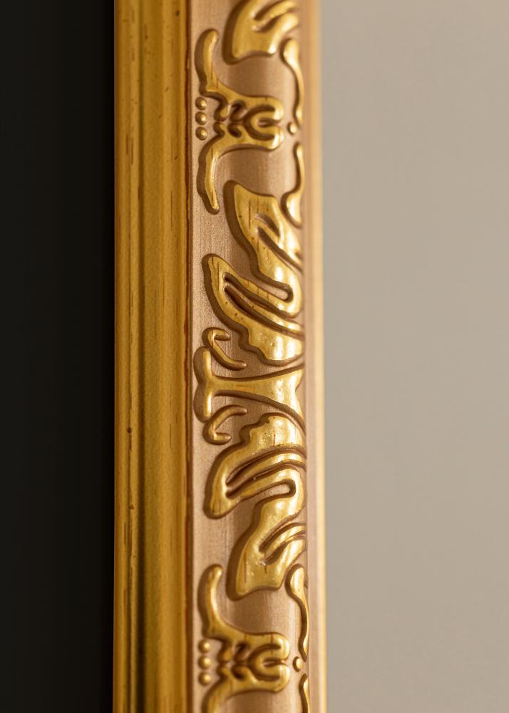 Rama Nostalgia Złoty 35x45 cm - Passe-patrout Czarny 11x14 inches