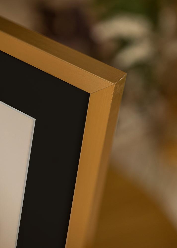 Rama Selection Złoty 13x18 cm - Passe-patrout Czarny 9x12 cm
