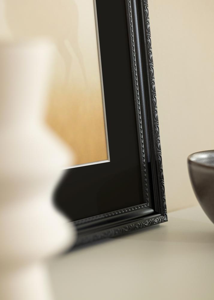 Rama Abisko Czarny 40x50 cm - Passe-patrout Czarny 27x35 cm