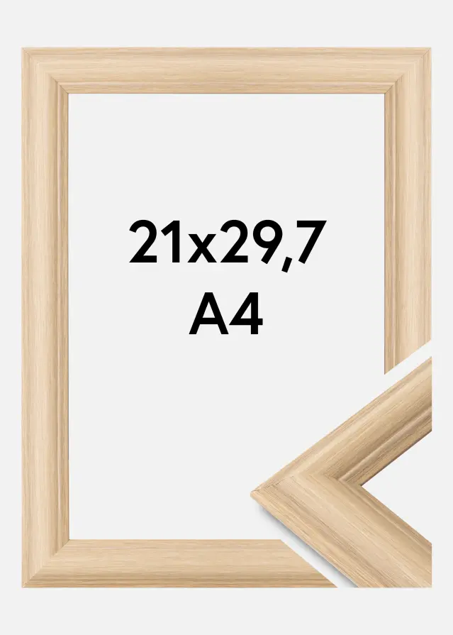Rama Västkusten Szkło akrylowe Dąb 21x29,7 cm (A4)