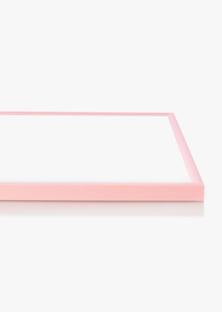 Ramka New Lifestyle Różowa 30x40 cm - Passe-partout Biała 20x30 cm