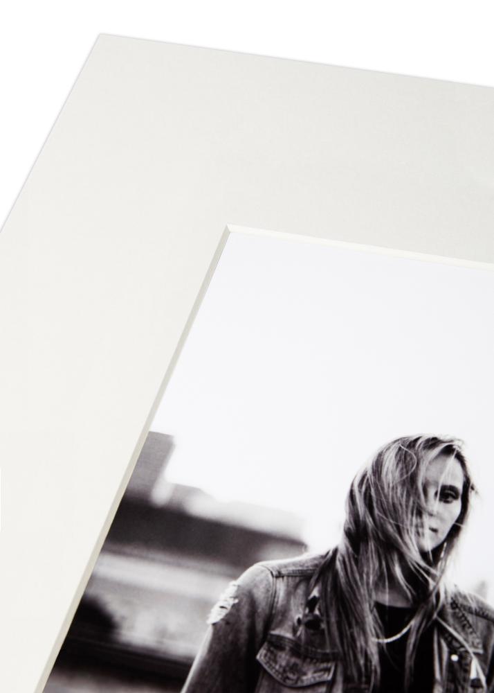 Passe-patrout XL Biały Biały środek 40x50 cm (20x28,7 - A4)