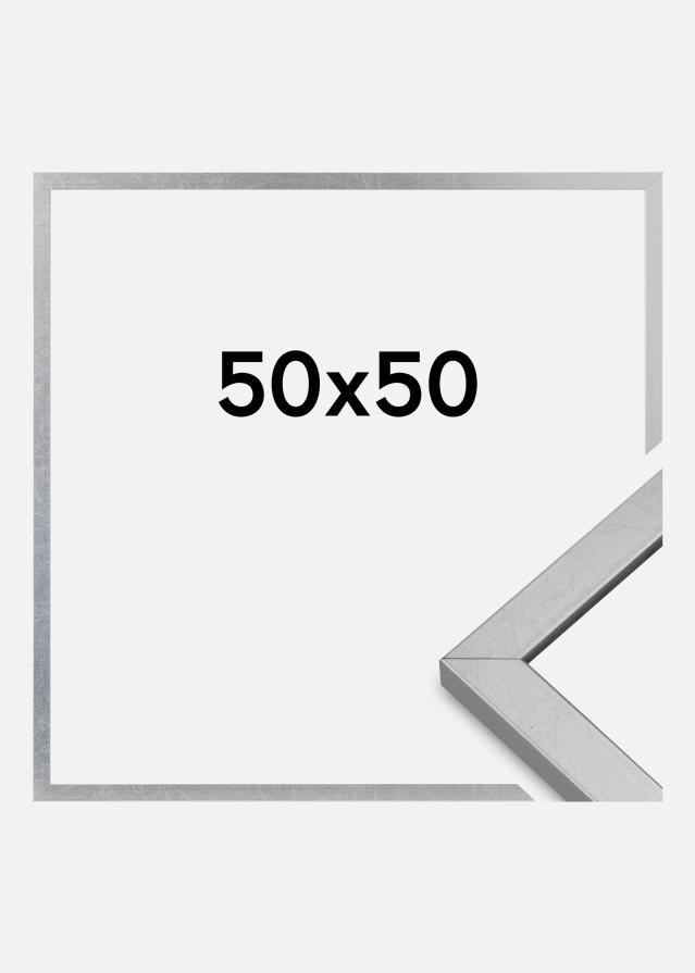 Rama Minerva Szkło akrylowe Srebrny 50x50 cm
