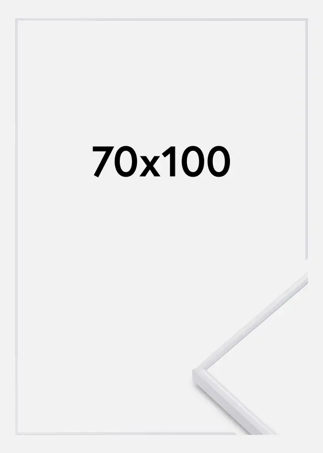 Rama Visby Szkło akrylowe Biały 70x100 cm