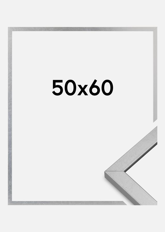 Rama Minerva Szkło akrylowe Srebrny 50x60 cm
