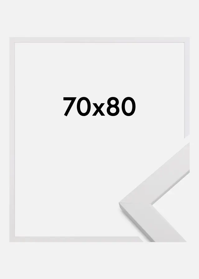 Rama White Wood 70x80 cm