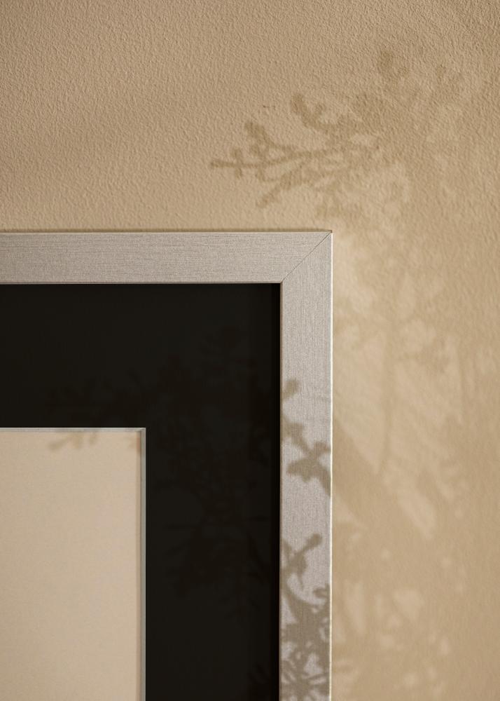 Rama Selection Srebrny 70x100 cm - Passe-patrout Czarny 62x93 cm