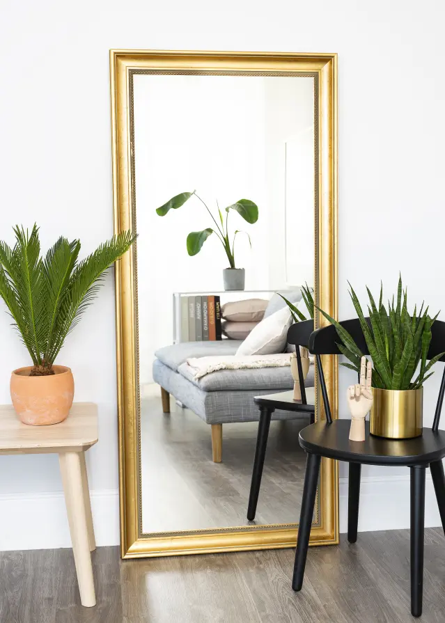 Lustro Baroque Klasyczny Złoty 60x150 cm