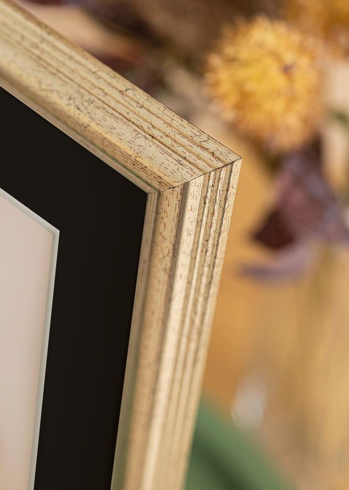 Rama Västkusten Srebrny 70x100 cm - Passe-patrout Czarny 62x93 cm