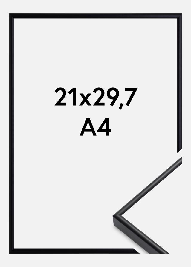 Rama Visby Szkło akrylowe Czarny 21x29,7 cm (A4)