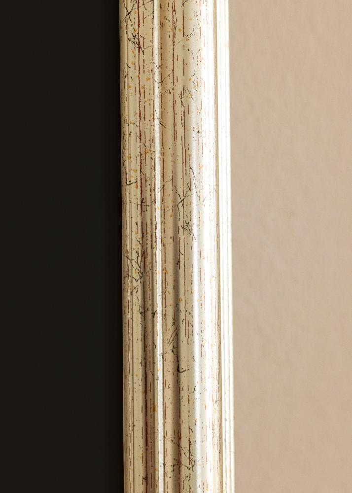 Rama Västkusten Srebrny 70x100 cm - Passe-patrout Czarny 62x93 cm