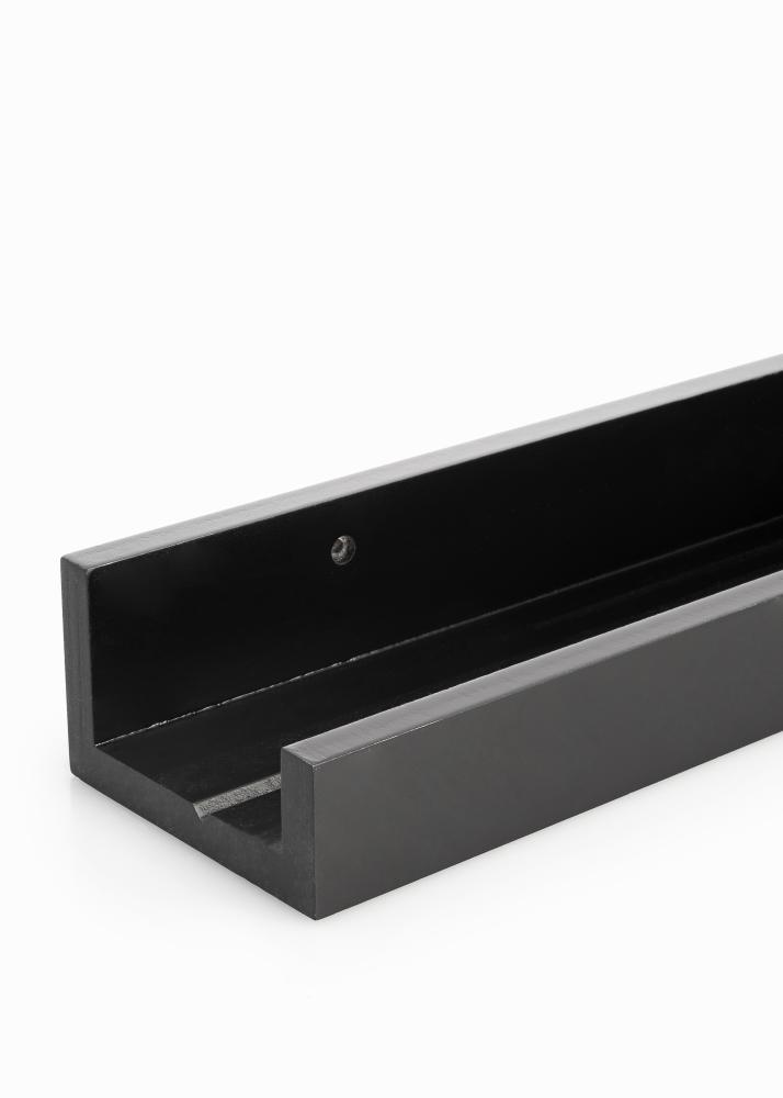 KAILA Półka na obrazy Czarna 60 cm