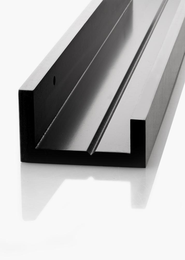 KAILA Półka na obrazy Czarna 80 cm