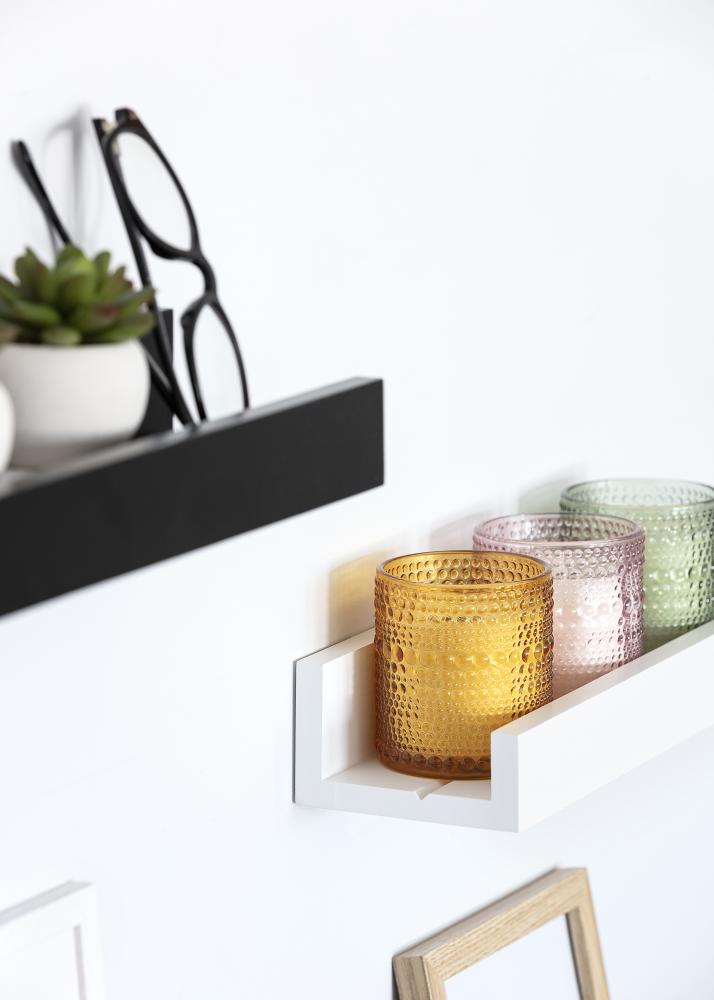 KAILA Półka na obrazy Czarna 80 cm