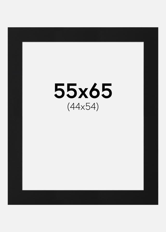 Passe-patrout Czarny Standard (Biały Rdzeń) 55x65 cm (44x54)