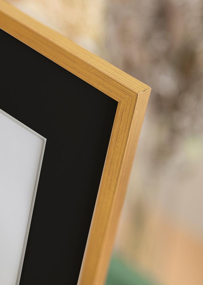 Rama Edsbyn Złoty 30x40 cm - Passe-patrout Czarny 8x12 inches
