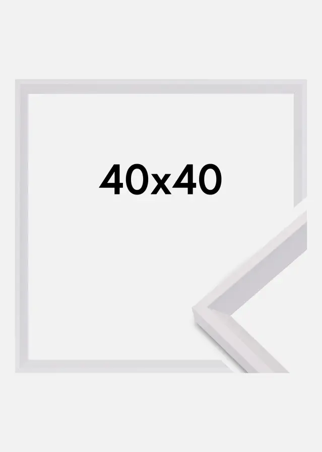 Rama Globe Szkło akrylowe Biały 40x40 cm