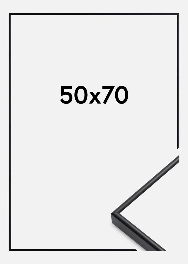 Rama Visby Szkło akrylowe Czarny 50x70 cm