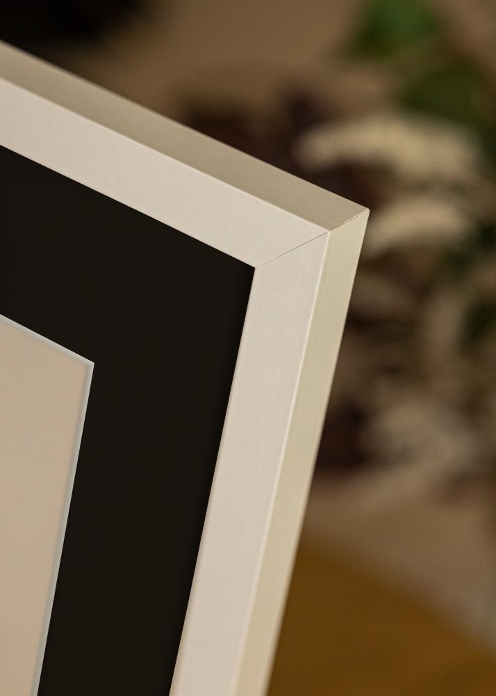 Rama Selection Biały 70x100 cm - Passe-patrout Czarny 62x93 cm