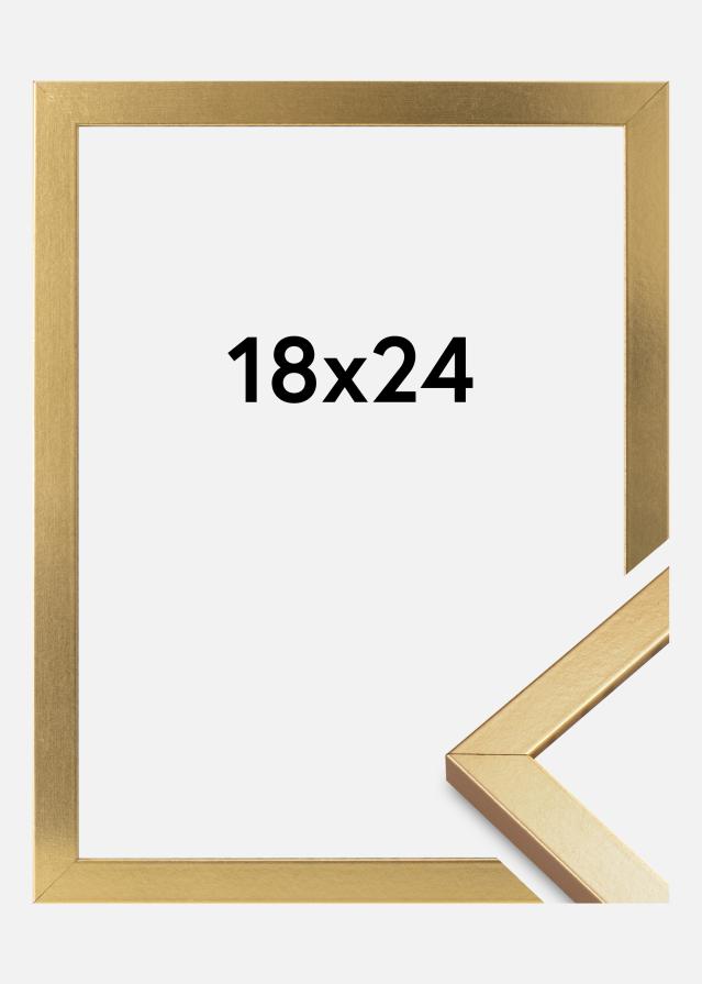 Rama Minerva Szkło akrylowe Złoty 18x24 cm