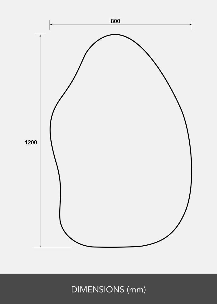 Lustro Perspective 80x120 cm