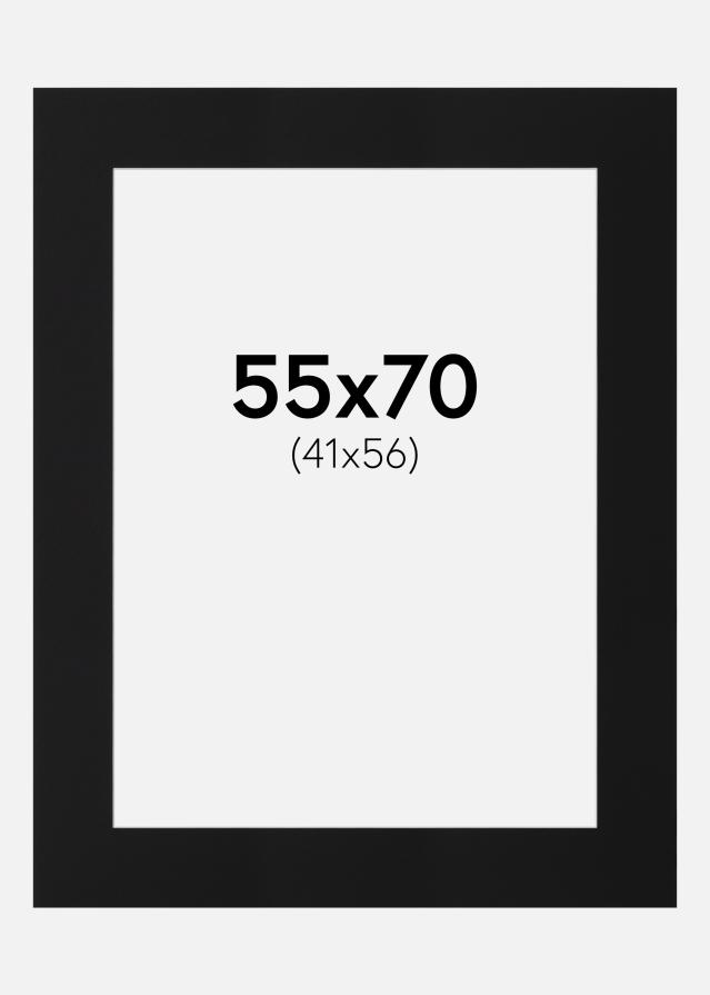 Passe-patrout Czarny Standard (Biały Rdzeń) 55x70 cm (41x56)
