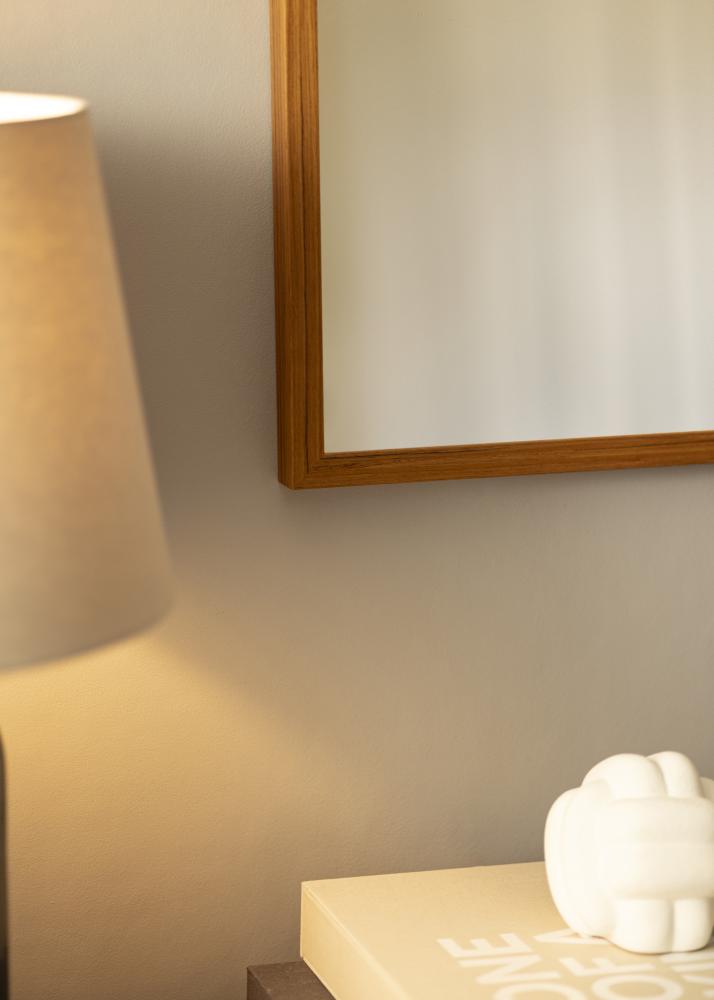 Lustro Björkö - Drewno tekowe - Własne wymiary